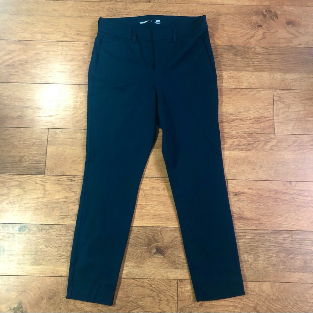 Navy High waisted pixie skinny ankle stretch pants size 8